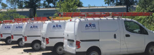 AXS Points professional fleet of trucks